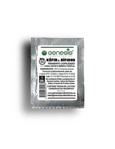 Fermento Kefir con Bifidus sobre 1g Genesis