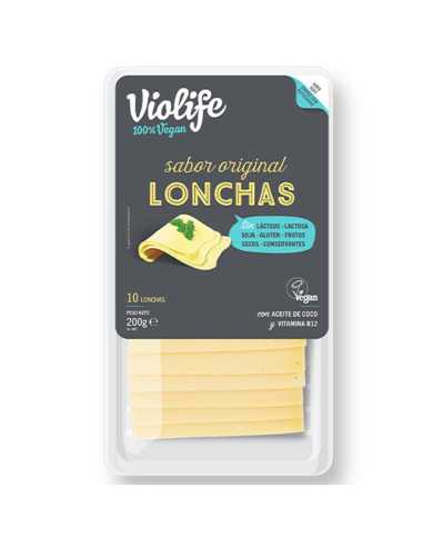 Lonchas veganas sabor Queso original 200gr Violife