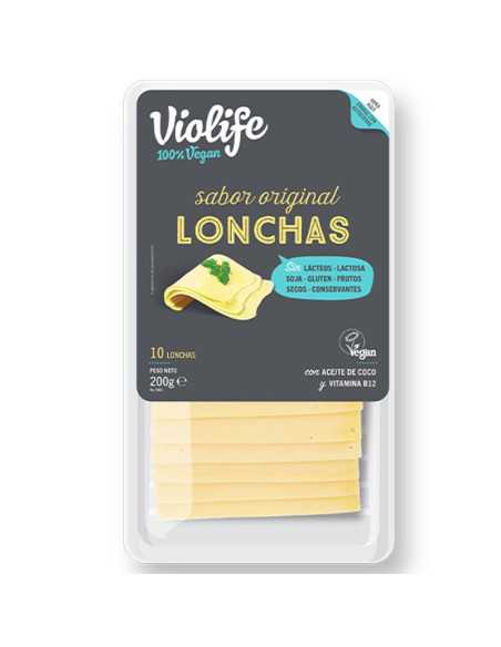 Lonchas veganas sabor Queso original 200gr Violife