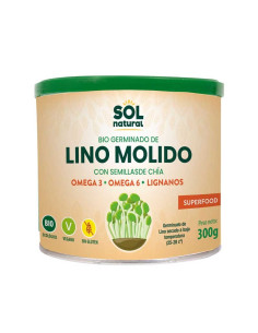 Germinado de lino molido con chia bio 300g Sol Natural