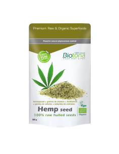 Hemp seed/semilla de cañamo superfood bio 300g Biotona