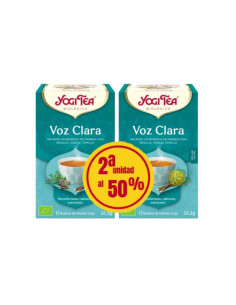 Yogi Tea Voz Clara 2ª unidad al 50% 17 filtros BIO