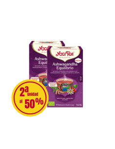 Yogi Tea Ashwagandha Equilibrio 2ª unidad al 50% 17 filtros BIO