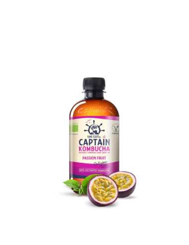 Kombucha Passion Fruit Bio 400ml Captain Kombucha