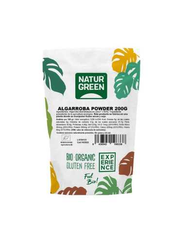 Algarroba en polvo (powder) sin gluten Bio 200g Naturgreen