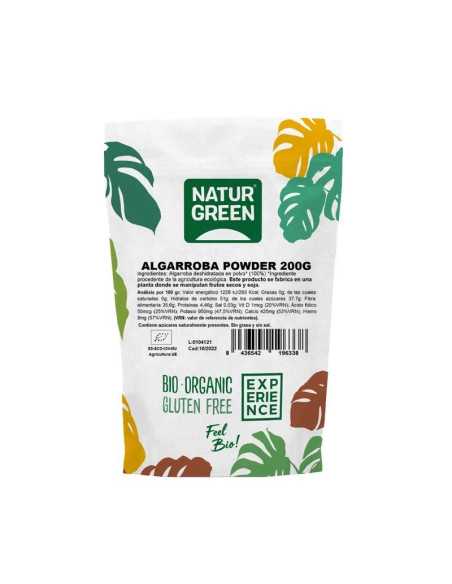 Algarroba en polvo (powder) sin gluten Bio 200g Naturgreen