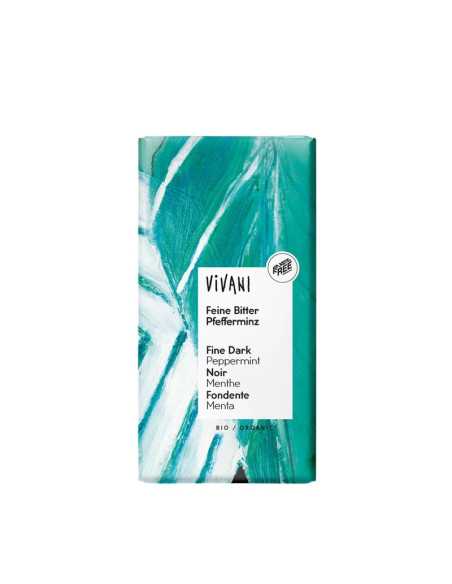 Chocolate negro 68% con menta bio 100g Vivani