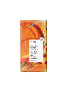 Chocolate negro 70% con Naranja bio 100g Vivani