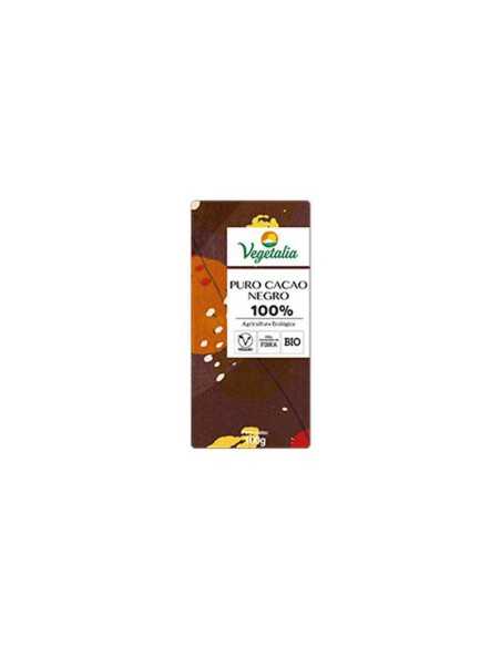 Chocolate puro cacao negro 100% Bio 100g Vegetalia Chocolate puro cacao negro 100% Bio 100g Vegetalia