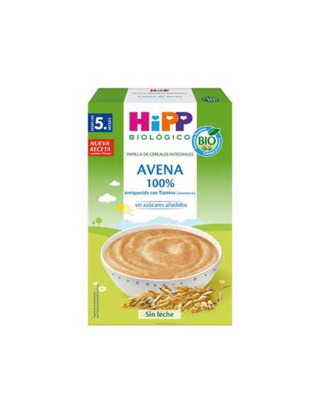Avena 100% Papilla de cereal Bio 200g Hipp Avena 100% Papilla de cereal Bio 200g Hipp