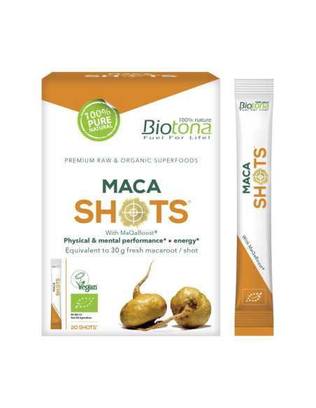 Maca raw Shots Bio 20x2,2g Biotona