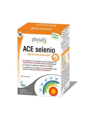 ACE selenio 45 comprimidos Physalis