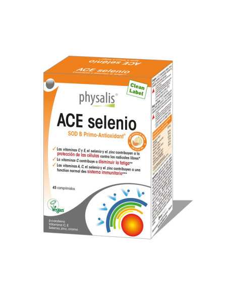 ACE selenio 45 comprimidos Physalis