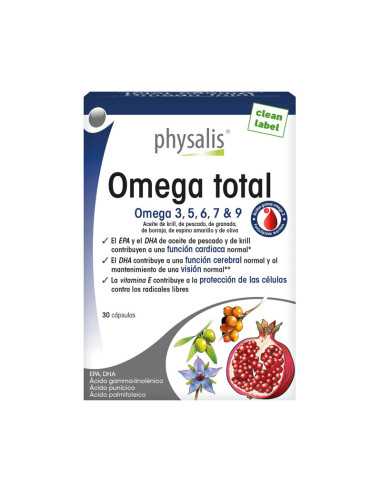 Omega Total 30 capsulas Physalis