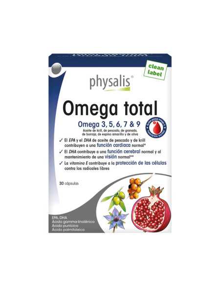 Omega Total 30 capsulas Physalis
