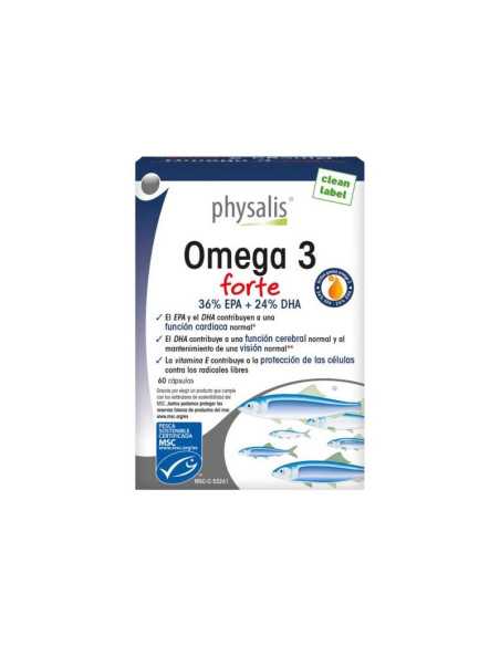 Omega 3 forte EPA + DHA 60 perlas Physalis
