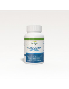 Curcumin+ con Jengibre, Canela y Pimienta 550mg 60 capsulas Sotya