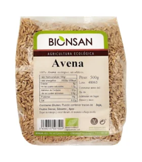 Avena en grano ecológica de proximidad 500 gr