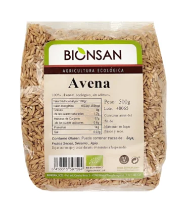 Avena en grano ecológica de proximidad 500 gr Avena en grano ecológica de proximidad 500 gr