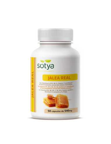 Jalea real con vitaminas 540mg 50 capsulas Sotya