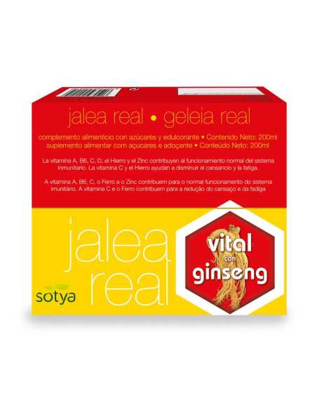 Jalea real vital con ginseng 20 viales Sotya