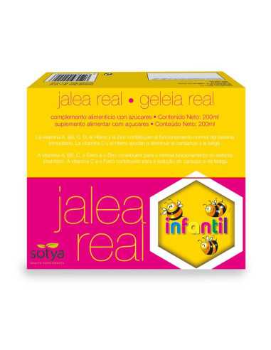 Jalea Real infantil con vitaminas 20 viales 10ml Sotya