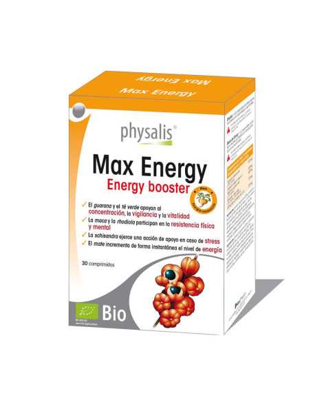 Max energy bio 30 comprimidos Physalis