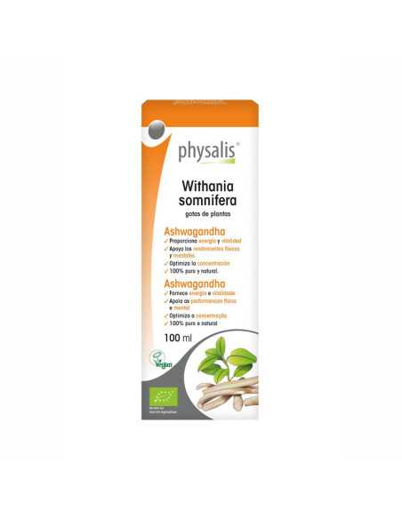 Ashwagandha (Withania somnifera) extracto hidroalcoholico Bio 100ml Physalis