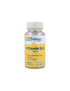 Vitamina D3 400UI 120 perlas Solaray