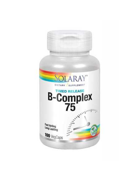 Vitamina B Complex 75 - 100vcaps Solaray
