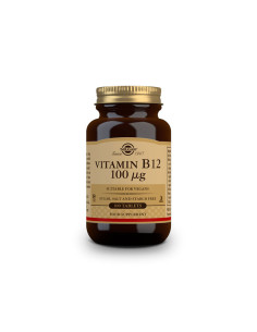 Vitamina B12 100µg (Cianocobalamina) 100 comprimidos Solgar