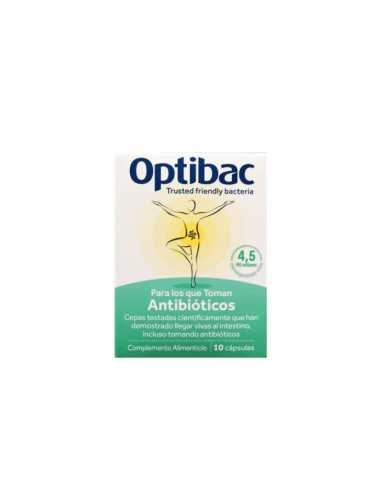 Para los que toman Antibioticos 10 caps Optibac