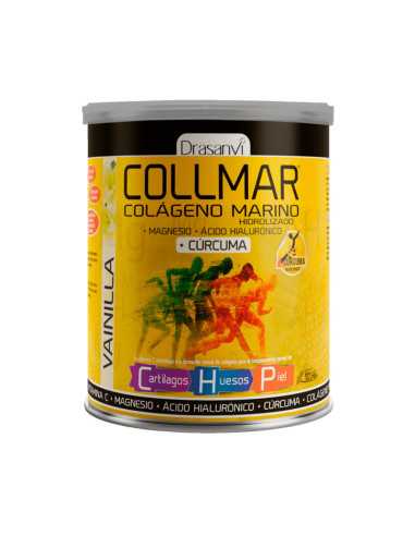 Collmar Colageno Marino Magnesio Curcuma Sabor Vainilla 300g Drasanvi