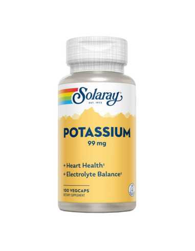 Potasio citrato 99mg 60vcaps Solaray
