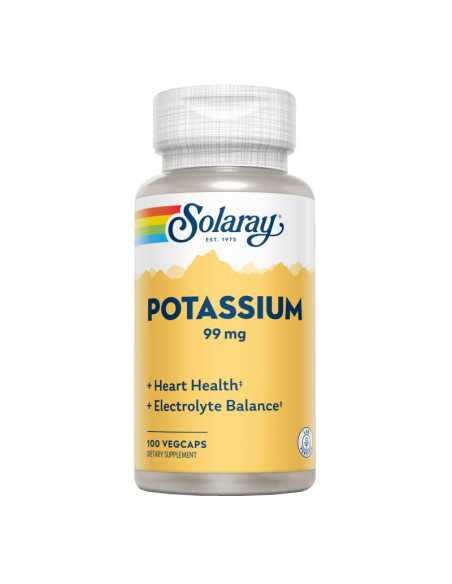 Potasio citrato 99mg 60vcaps Solaray