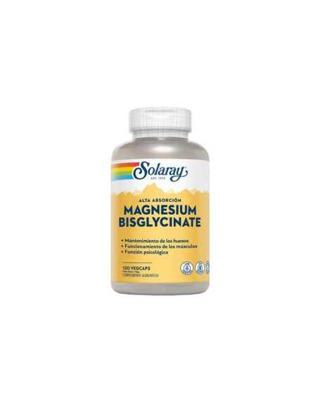 Bisglicinato de magnesio 350mg 120 vcaps Solaray
