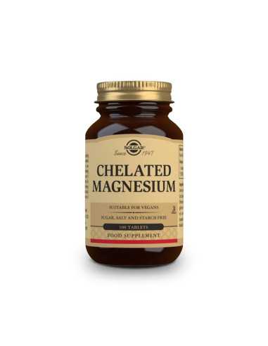 Magnesio Quelado 400mg 100 comprimidos Solgar