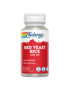 Red Yeast Rice Levadura roja arroz 600mg 45vcaps Solaray