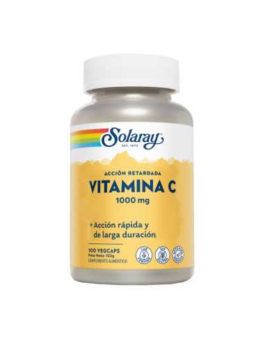 Vitamina C 1000mg A/R 100 comprimidos Solaray