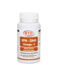 Epa-Dha Omega 3 60 perlas BTD