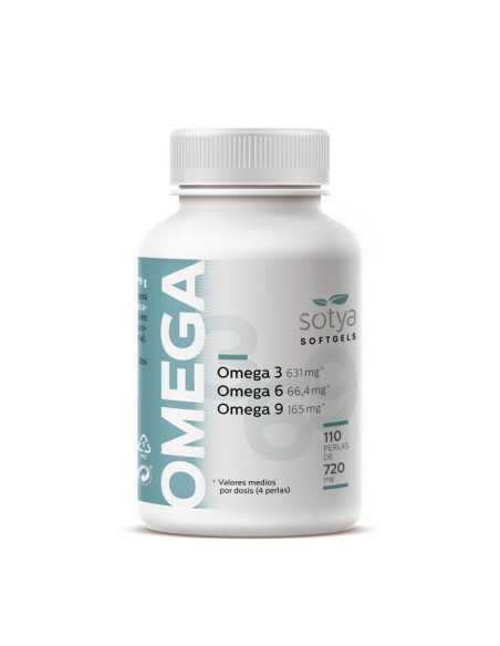 Omega 3, 6 y 9 500mg 110 perlas Sotya