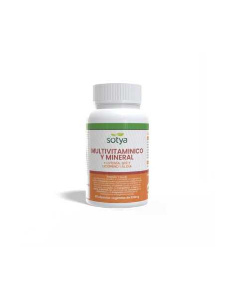 Multivitaminico y mineral 820mg 60 capsulas Sotya
