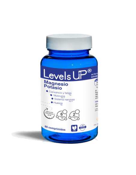 Magnesio y Potasio 60 comp Levels Up