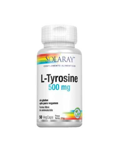 L-Tirosina 500mg 50vcaps Solaray