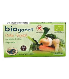 Cubitos de Caldo de Verduras Ecológico (6 x 11 gr)