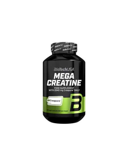 Creapure Mega Creatina 120 caps BiotechUSA
