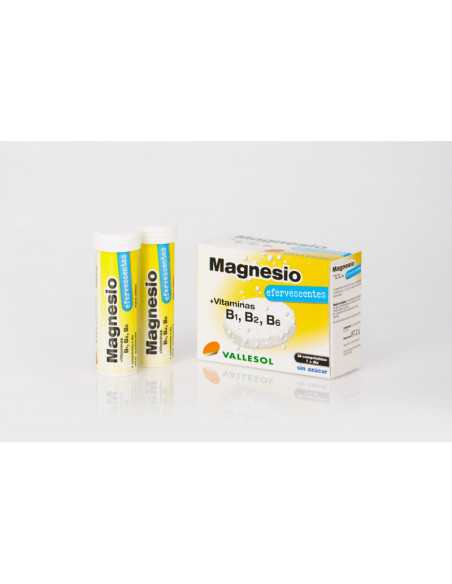 Magnesio+ vitaminas B 24 comprimidos efervescentes Vallesol