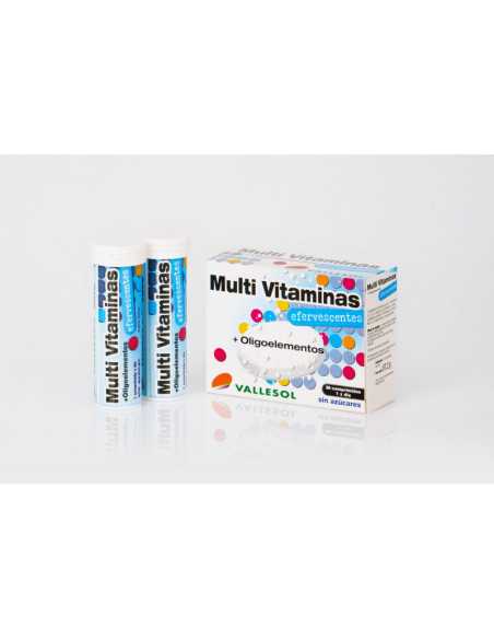 Multivitaminas+oligoelementos 24 comprimidos efervescentes Vallesol