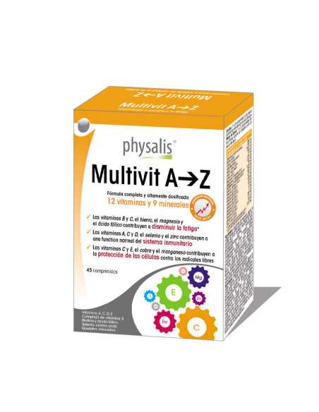 Multivit A-Z 45 comprimidos Physalis