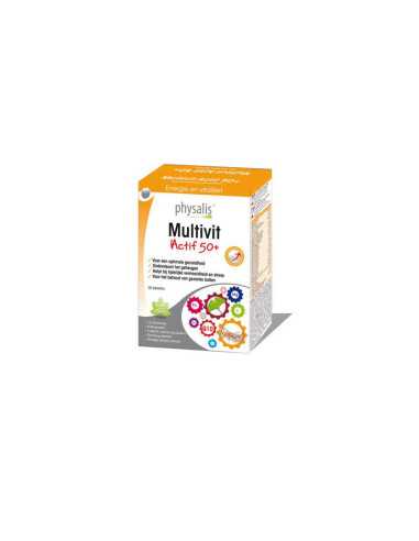 Multivit actif 50+ 30 comprimidos Physalis
